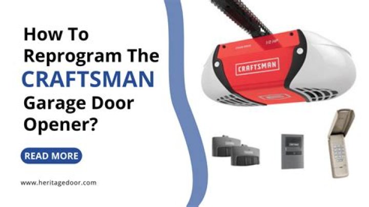 How do I adjust my Craftsman garage door opener
