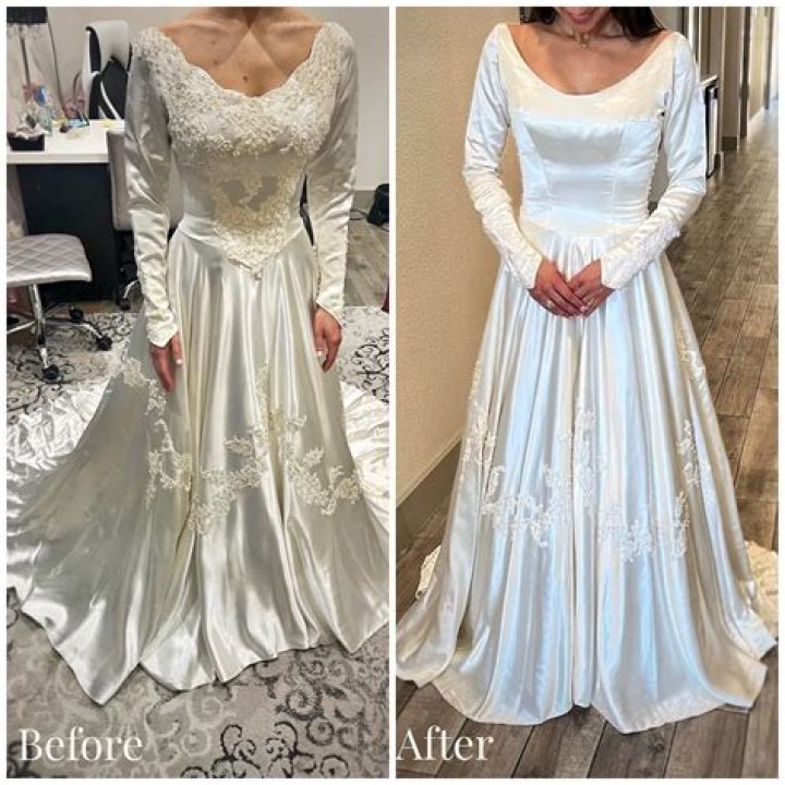 How do I redesign my wedding dress