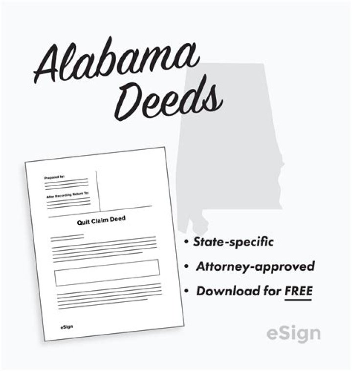How do I transfer a deed in Alabama