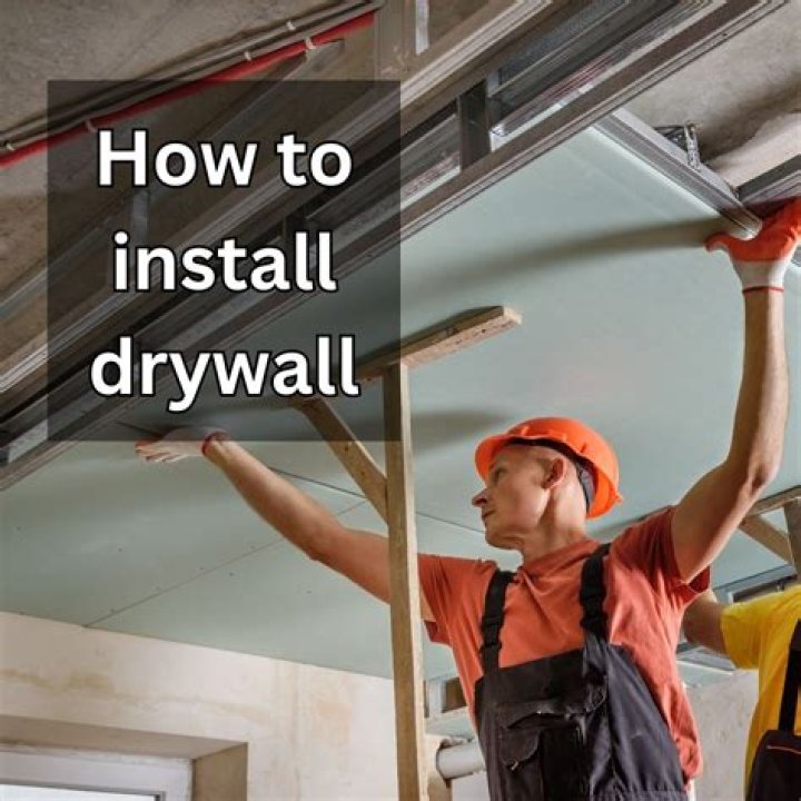 How do you attach drywall to existing walls
