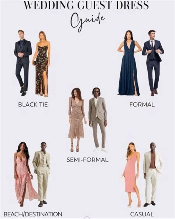 How do you describe wedding attire