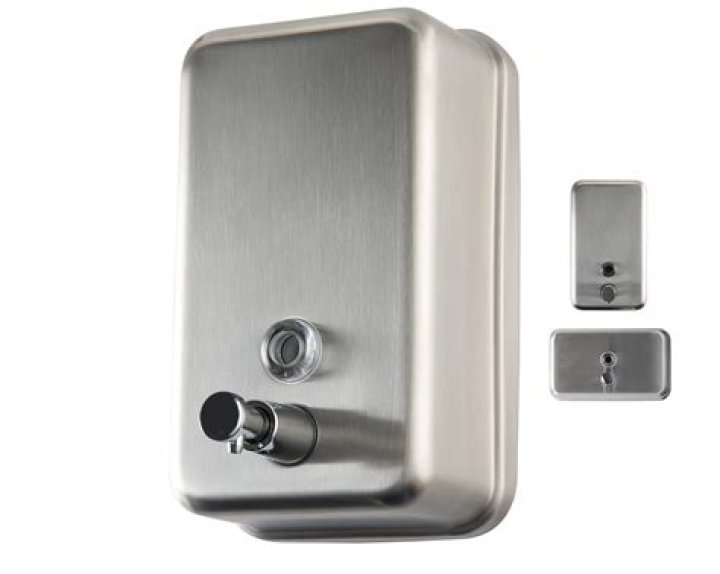 How do you fill a commercial soap dispenser