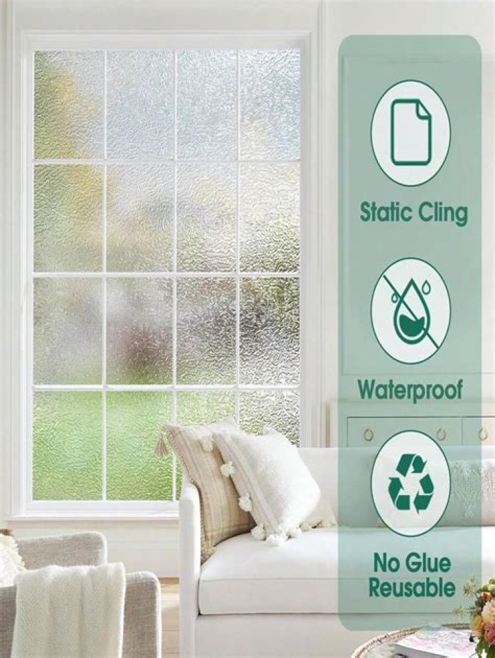 How do you fix static window film