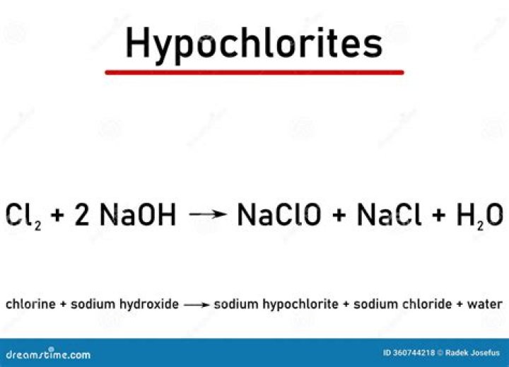 How do you make a 1 percent hypochlorite solution