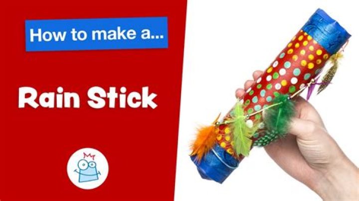 How do you make a Rainstick out of a paper towel