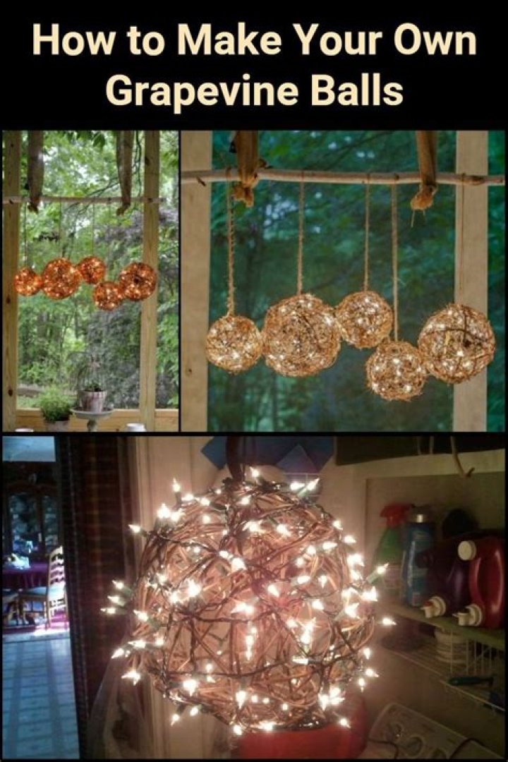 How do you make grapevine balls