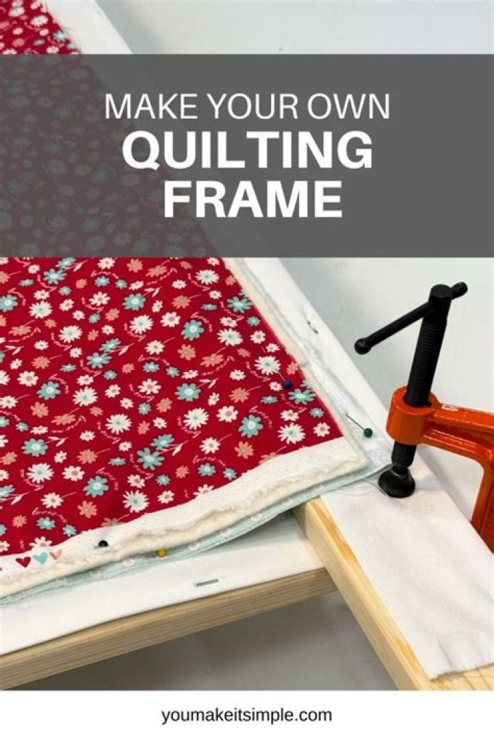 How do you make PVC quilting frames