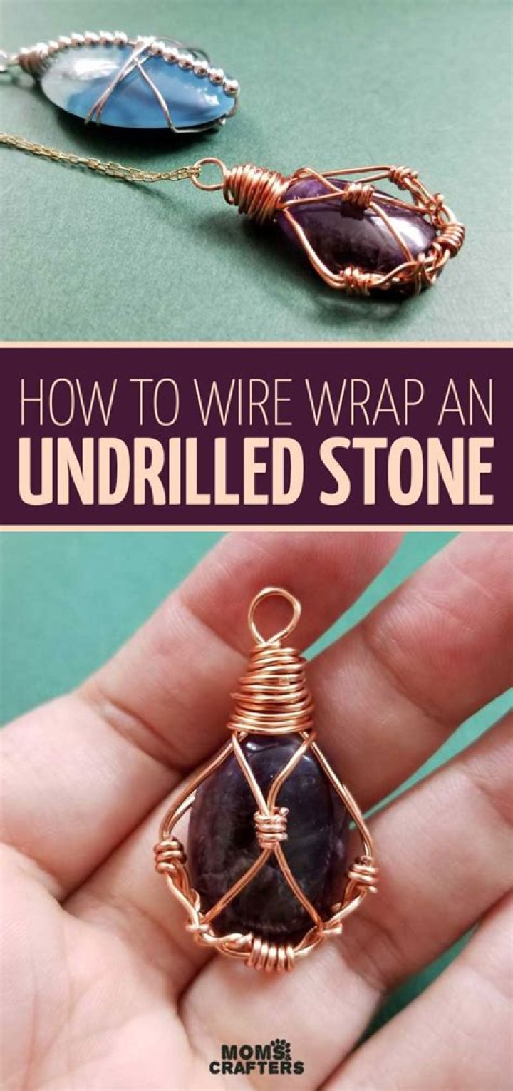 How do you make wire wrapped stone jewelry