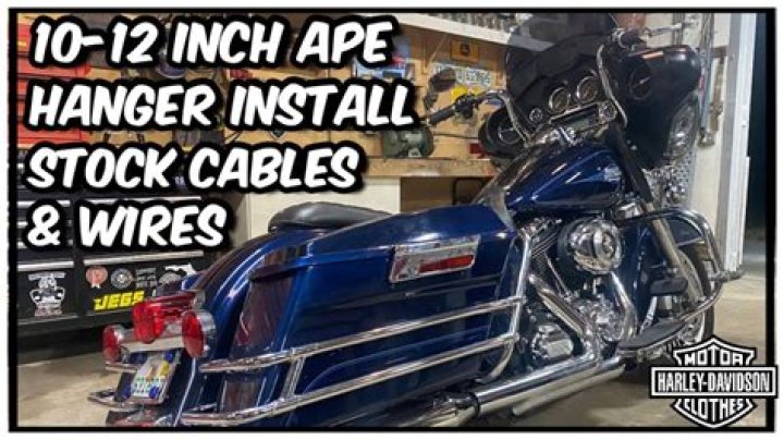 How do you measure ape hangers for cables