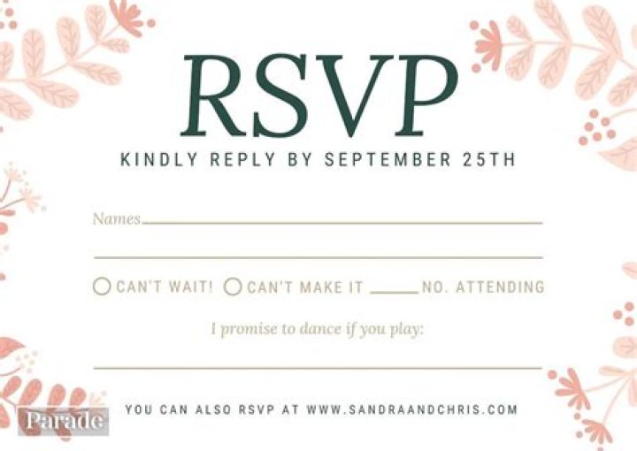 How do you respond to an RSVP decline