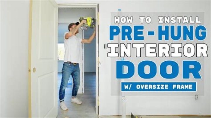 How do you stain a Prehung interior door