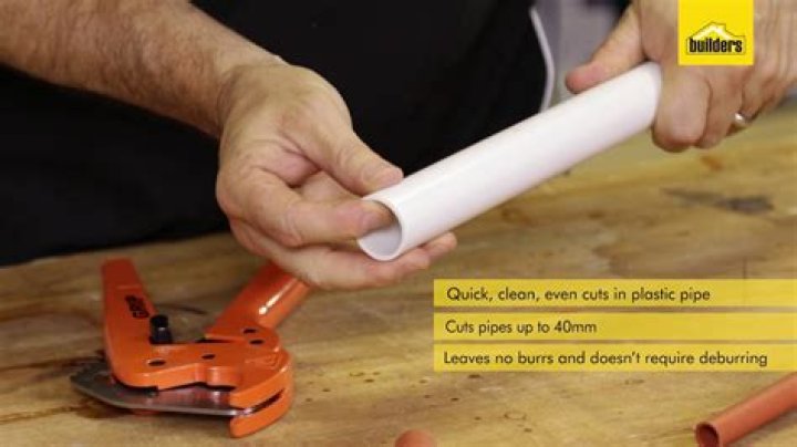 How does a PVC pipe cutter work