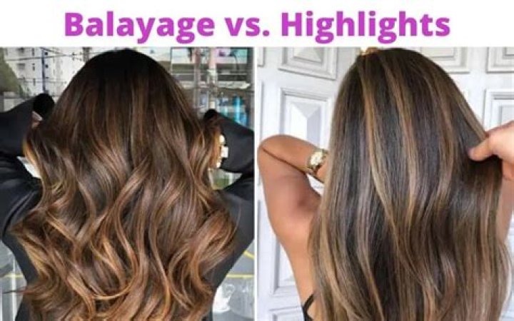 How is Balayage different from highlights