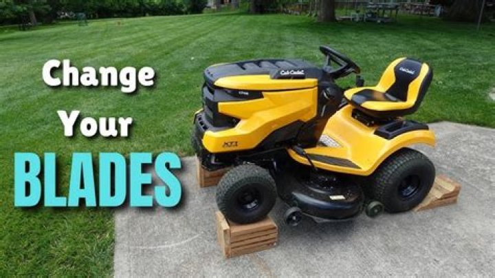 How To Change Blades On Cub Cadet Riding Mower