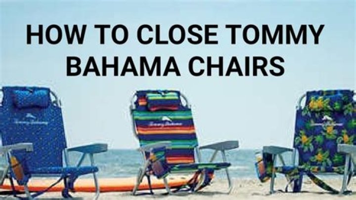 How To Close Tommy Bahama Backpack Beach Chair