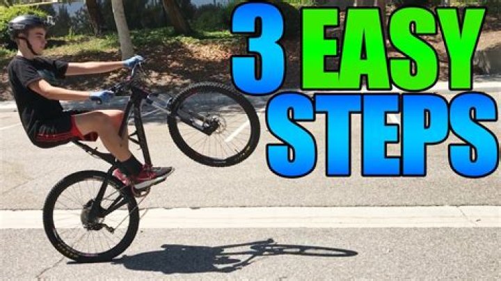 How To Do A Wheelie On A Bike For Beginners