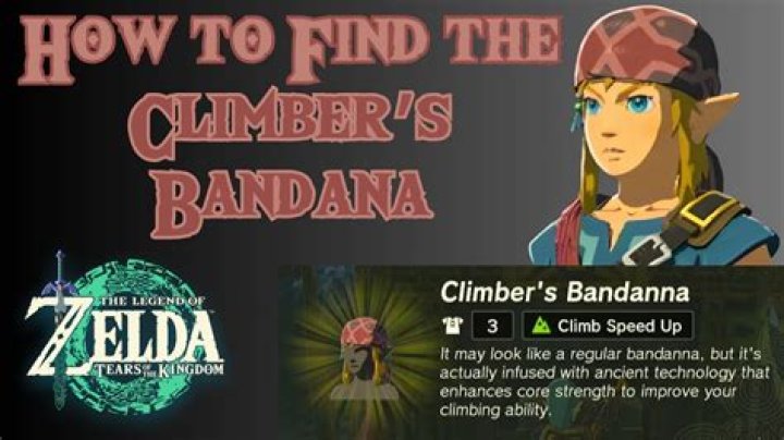 How To Get The Climbing Bandana Botw