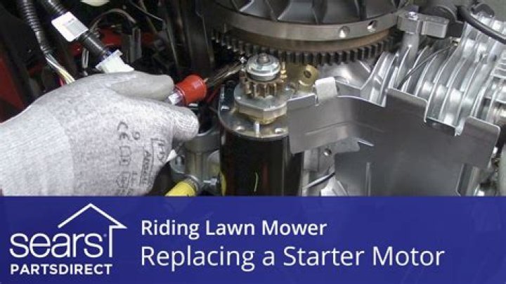 How To Install A Starter For A Craftsman Riding Lawnmower