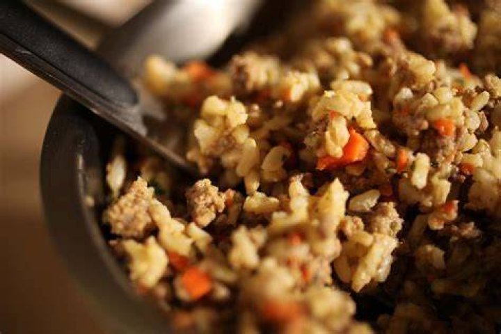 How To Make Boiled Ground Beef And Rice For Dogs