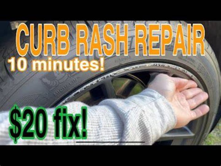 How To Repair Scratched Black Rims