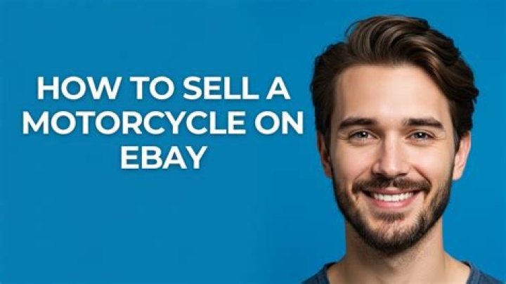 How To Sell A Motorcycle On Ebay