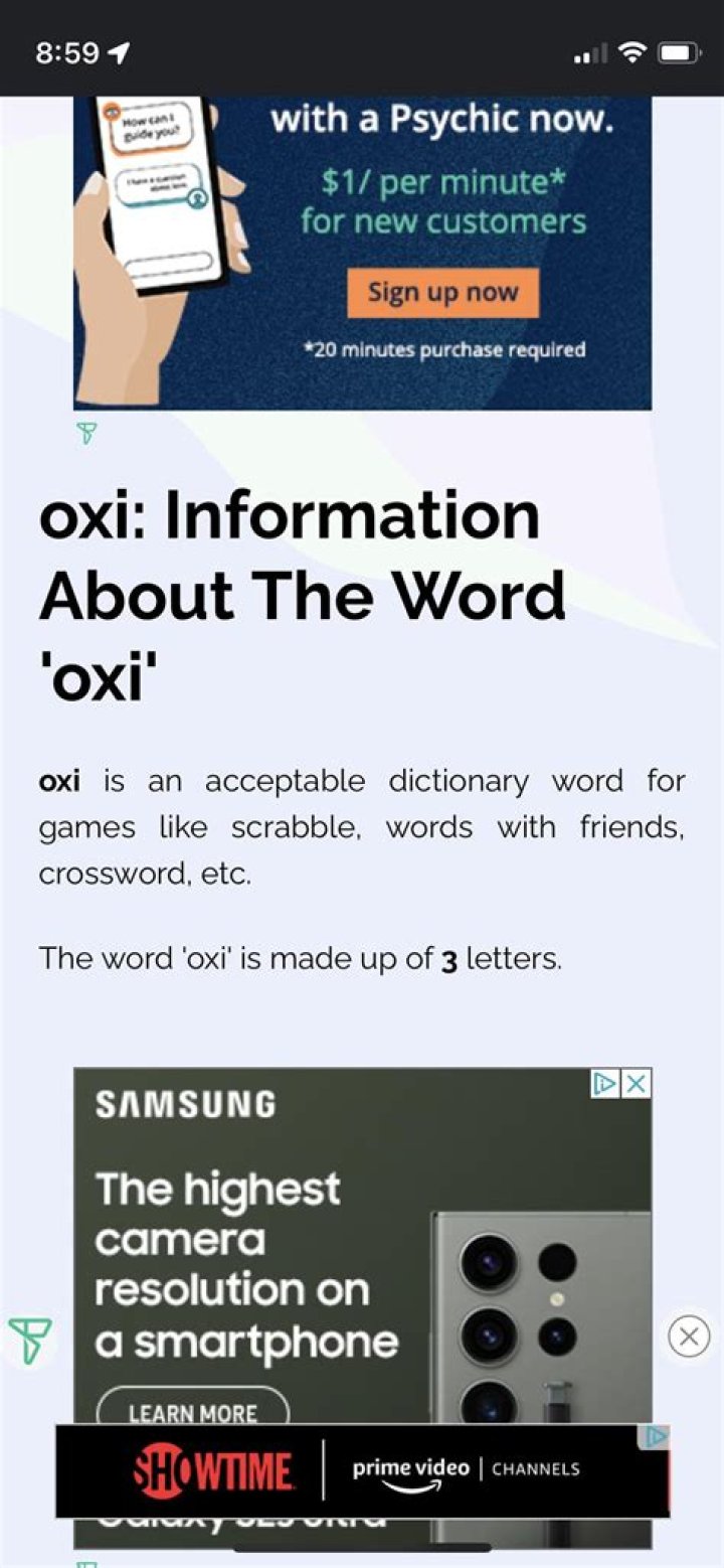 Is Oxi a word