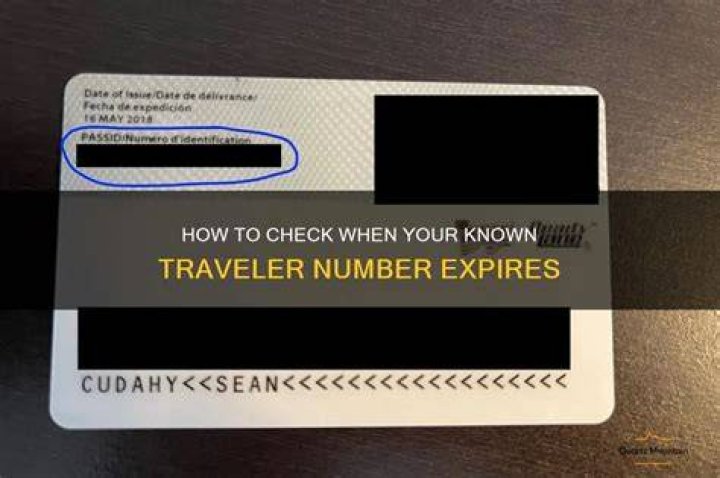 Question: What Is The Known Traveler Number On A Nexus Card