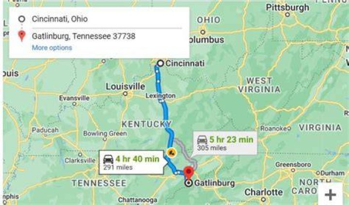 Quick Answer: How Far Is Gatlinburg From Memphis