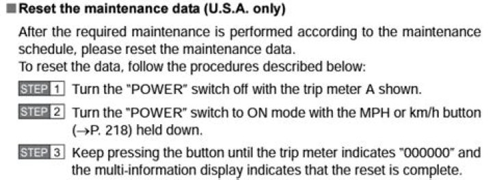 Quick Answer: How To Reset 2014 Plugin Prius Maintenance Light