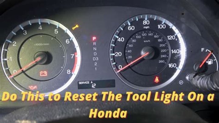 Quick Answer: How To Reset Maintenance Light Honda Accord 2002