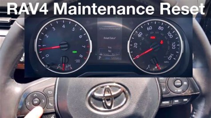 Quick Answer: How To Reset Maintenance Reminder On 2016 Rav4