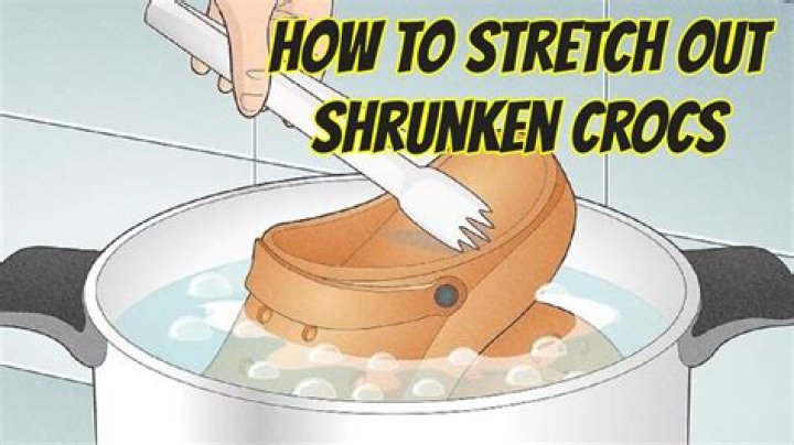 Quick Answer: How To Stretch Out Crocs