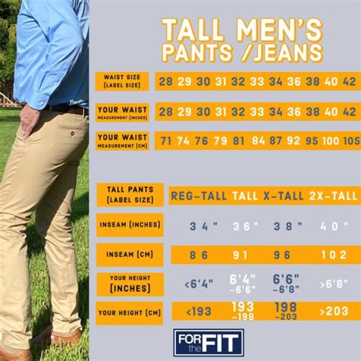 Quick Answer: What Length Pants Does A 6 3 Man Wear