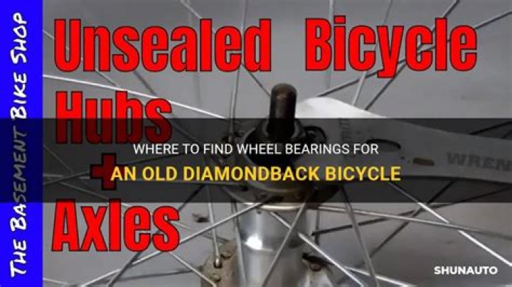 Quick Answer: Where To Get Wheel Bearings Old Diamondback Bicycle