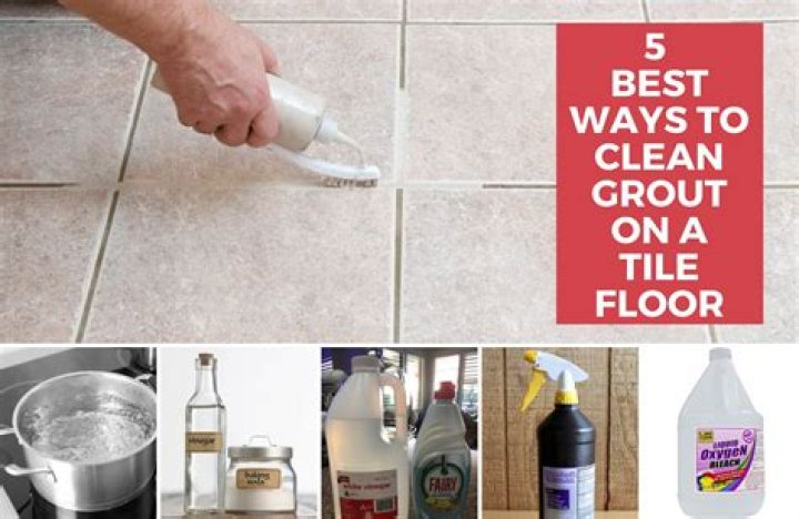 What cleans tile grout the best