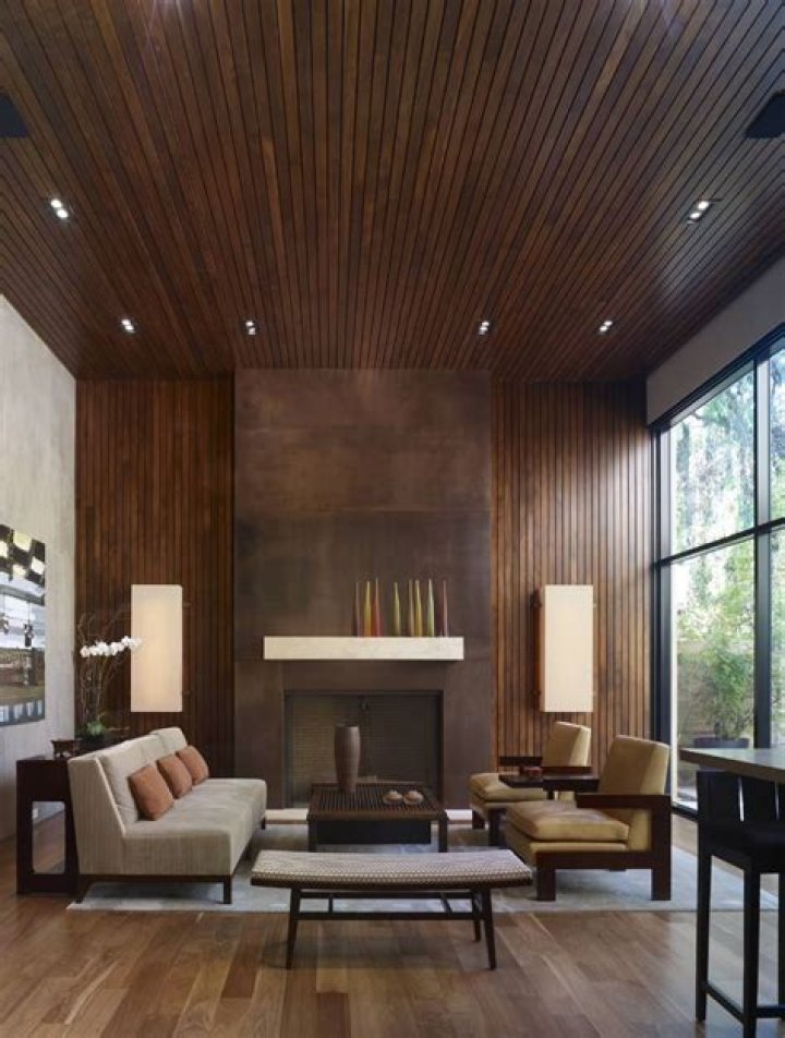 What color goes with wood paneling
