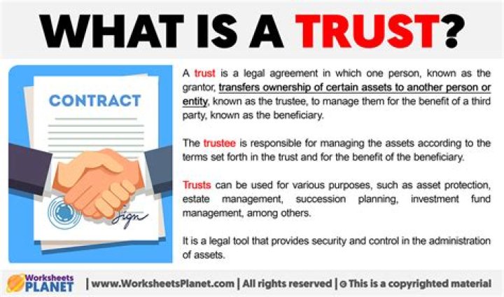 What does a trustee do in a trust