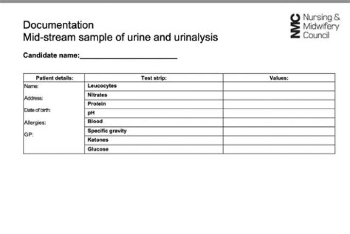 What is a MSU urine test