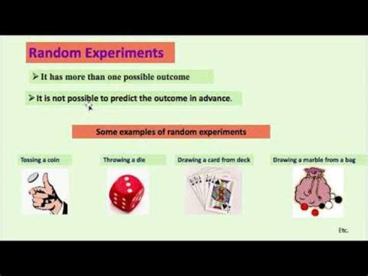 What is a random experiment