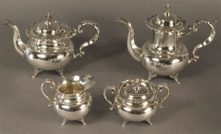 What is a silver tea set worth