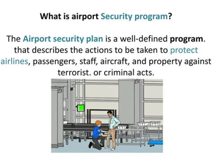What is airport security program