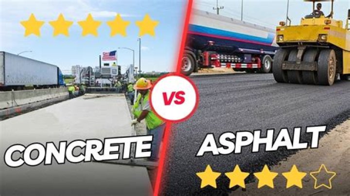 What is better asphalt or concrete