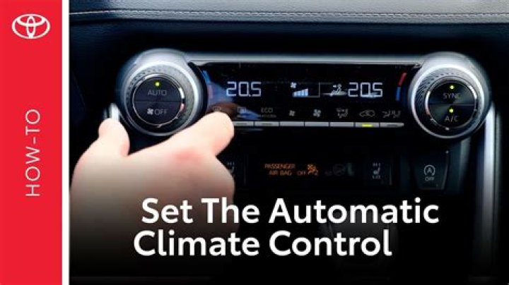 What is climate control in the car