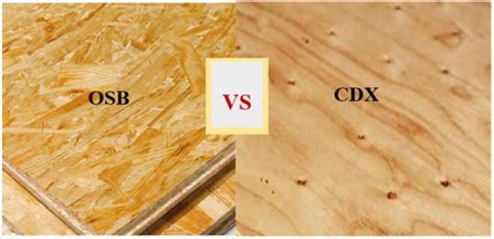 What is the difference between CDX and OSB plywood