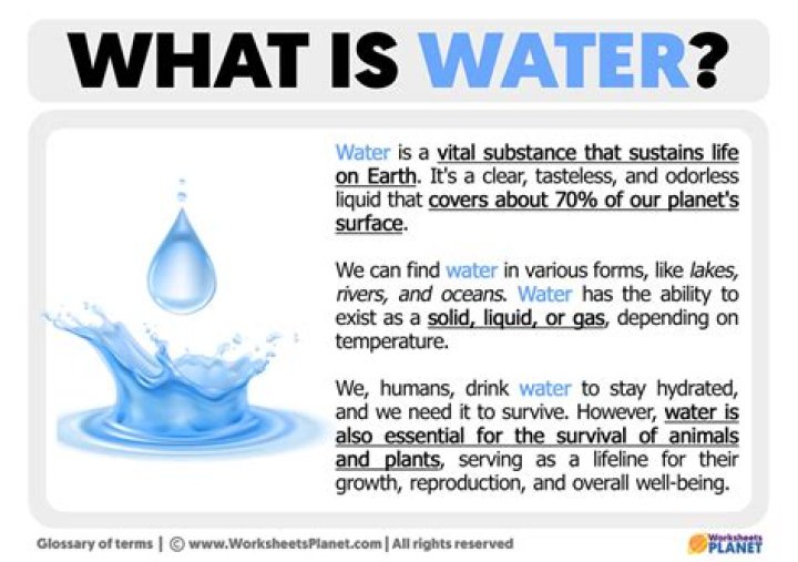 What is water attracted to