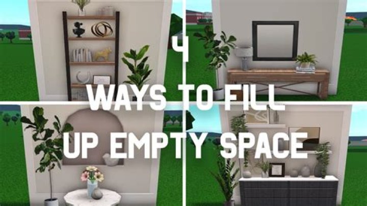 What to do with empty spaces