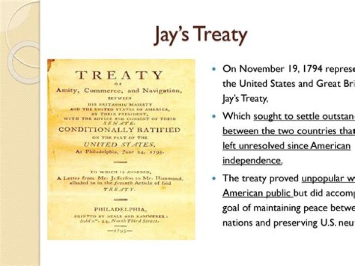 What was the great treaty of 1722