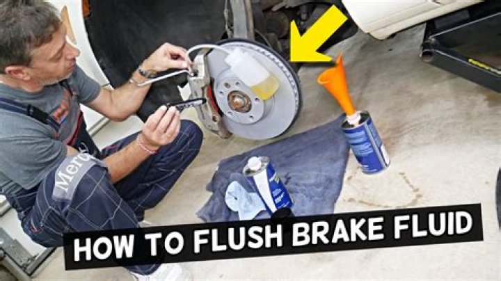 When should brake fluid be serviced