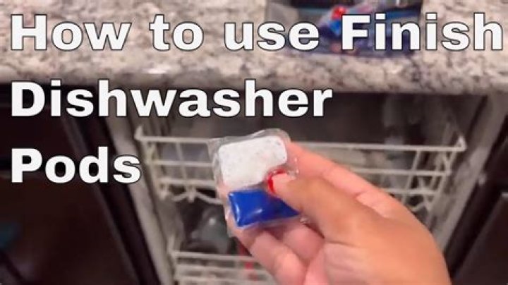 Where do you put the GE dishwasher pods