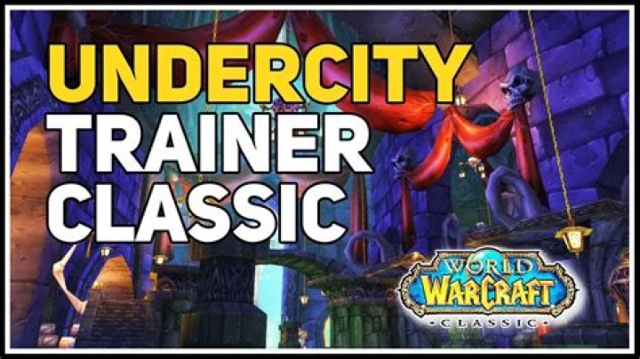 Where Is Riding Trainer In Undercity Classic Wow